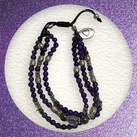 Footnotes Jewelry Sale Price 7 Amethyst 3 Strand Bracelet Poshmark